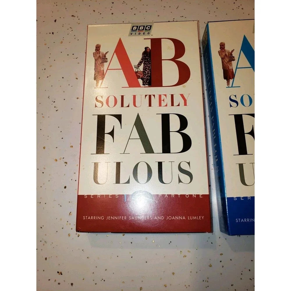Absolutely Fabulous - Ser. 1, Pt. 1 & 2 (VHS CBS FOX BBC) 2 TAPES